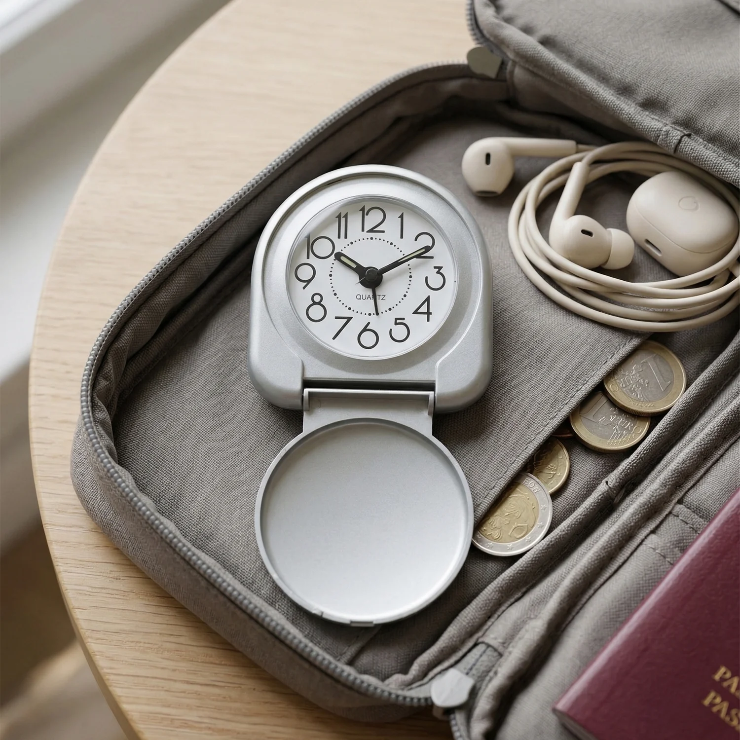 Compact Foldable Travel Alarm Clock 1 Pc - Image 7