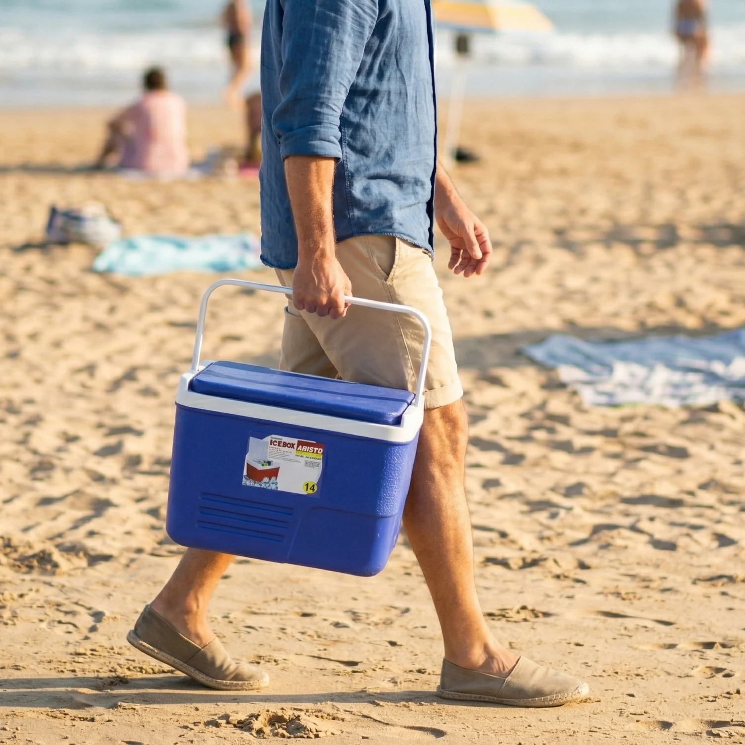 Compact Insulated Ice Box Cooler (1 Pc, 14 Ltr, 35x24 Cm) - Image 5