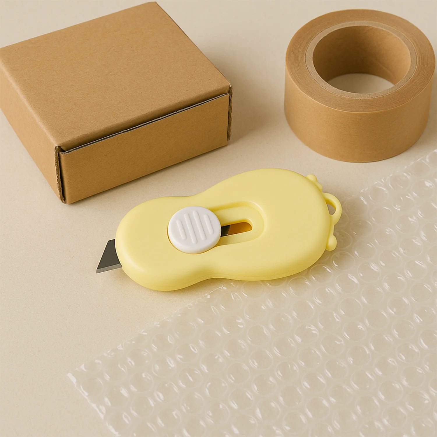 Compact Mini Safety Cutter with Retractable Blade - (1 Pc) - Image 4