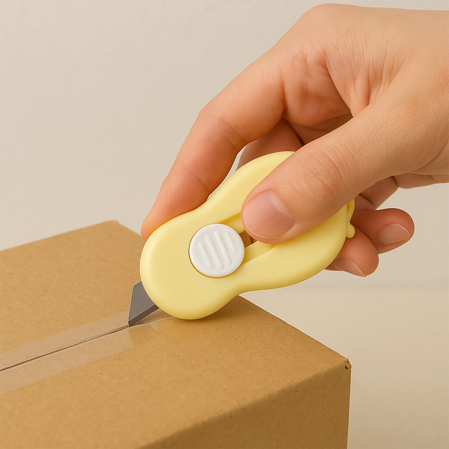 Compact Mini Safety Cutter with Retractable Blade - (1 Pc) - Image 8