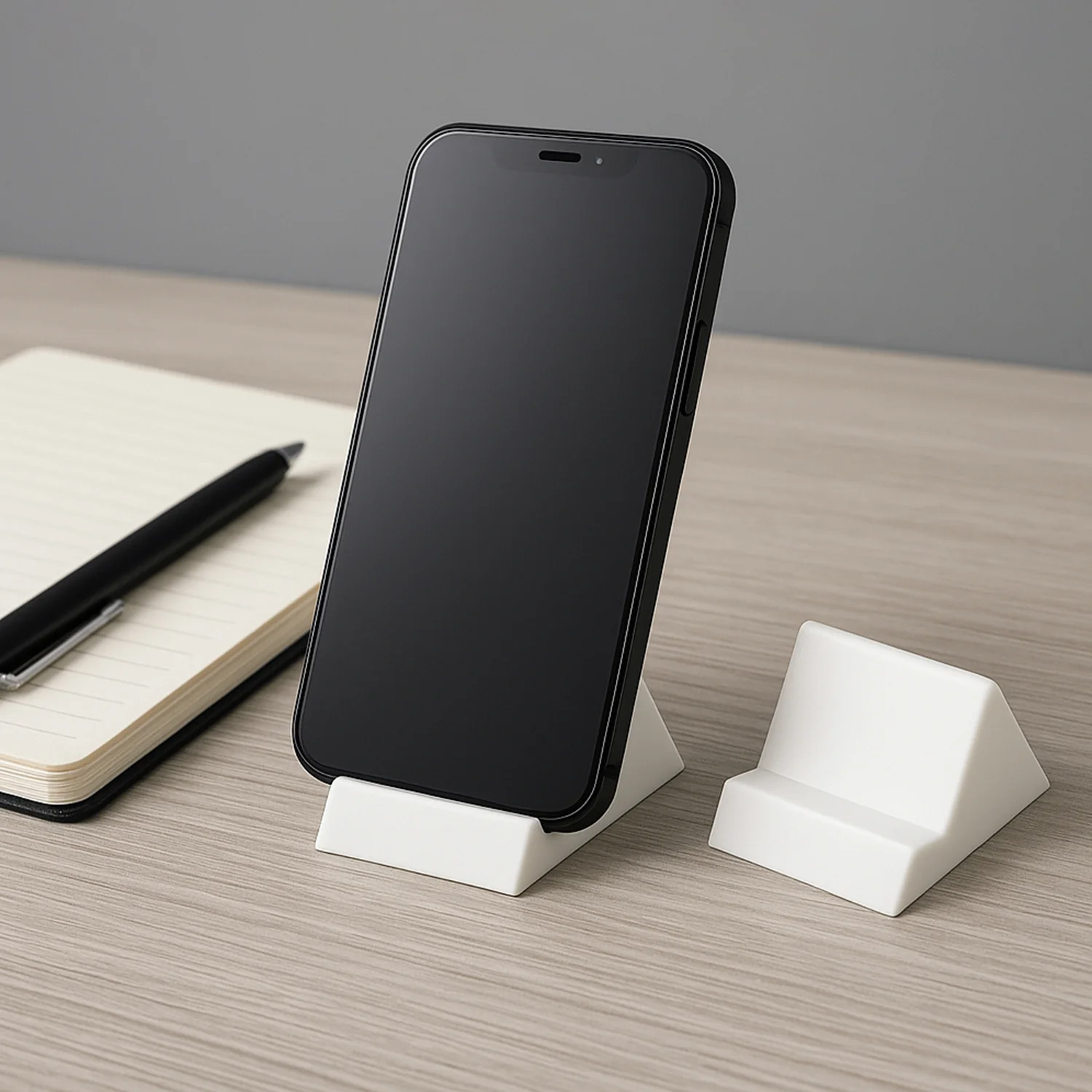Compact Plastic Mobile Phone Holder Stand (2 Pc & Mix Color) - Image 6
