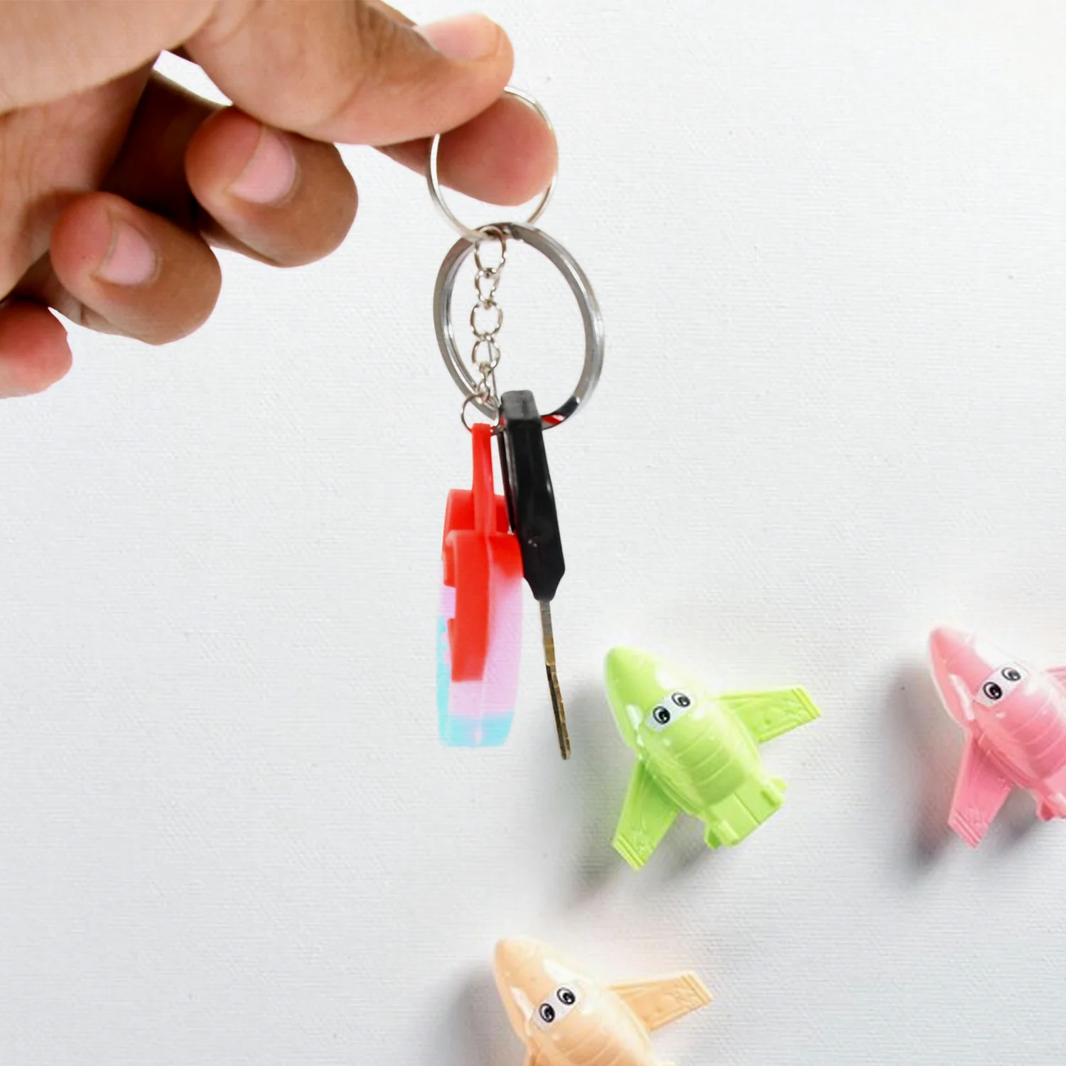 Compact Pop It Keychain – Fun Stress Relief Fidget Toy (1 Pc | Mix Design) - Image 7