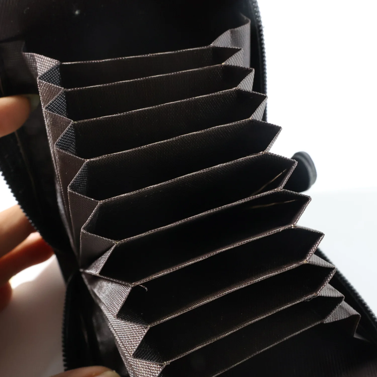 Compact Zip-Around Card Holder Wallet for Men & Women (1 Pc) - Image 4