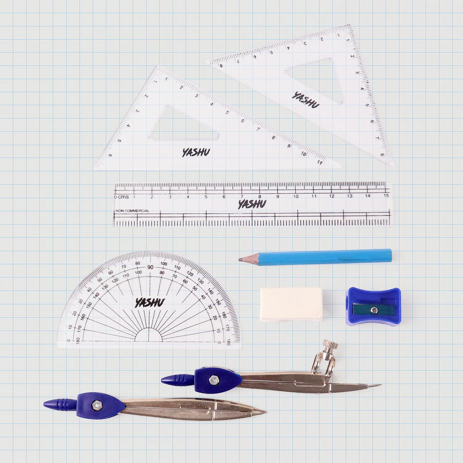 Yashu Complete Geometry Box Set with Compass - Image 6