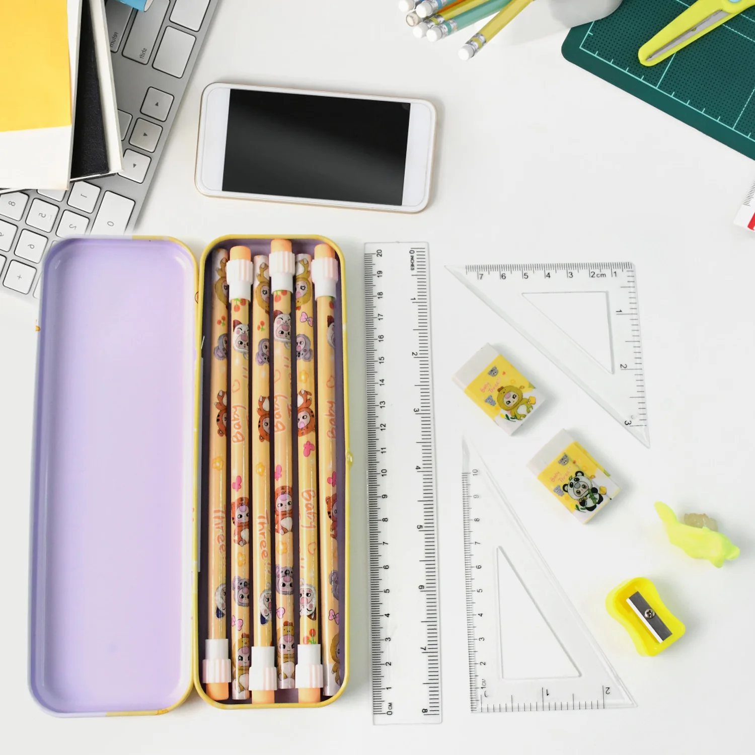 Complete Stationery Geometry Box (1 Set) - Image 6