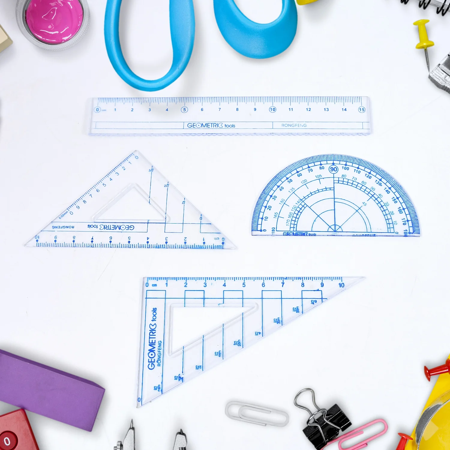 Complete Student Geometry Box Set (9 in 1 / 1 Set) - Image 4