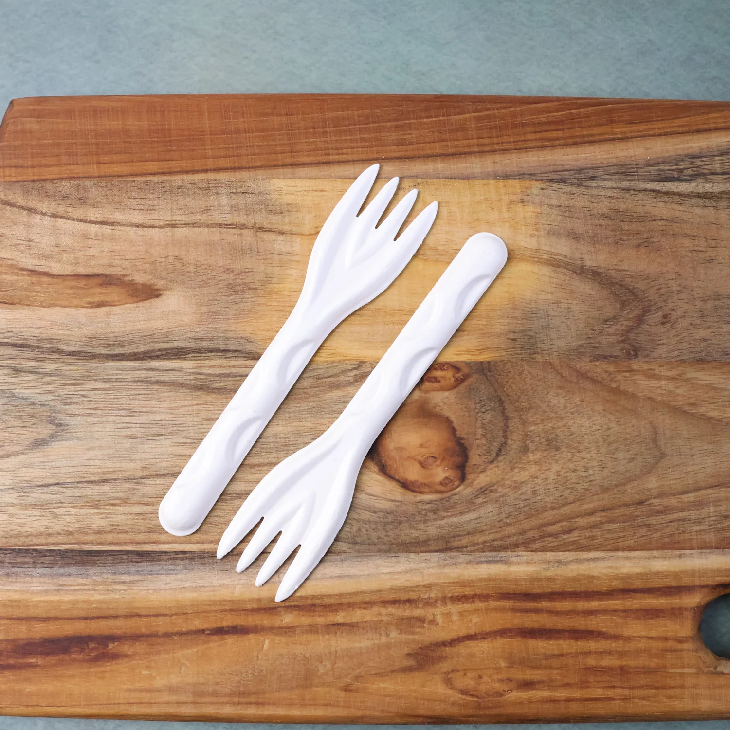 Compostable Bagasse Fork – 10 Pcs Pack - Image 3