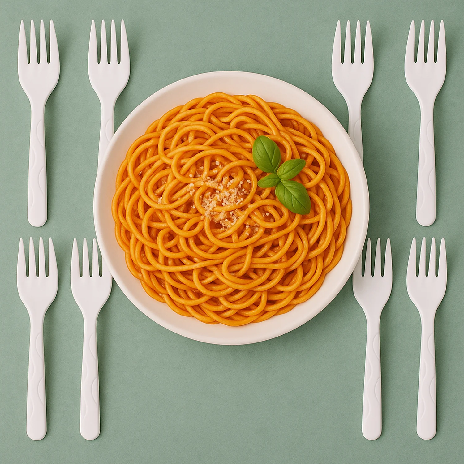 Compostable Bagasse Fork – 10 Pcs Pack - Image 4