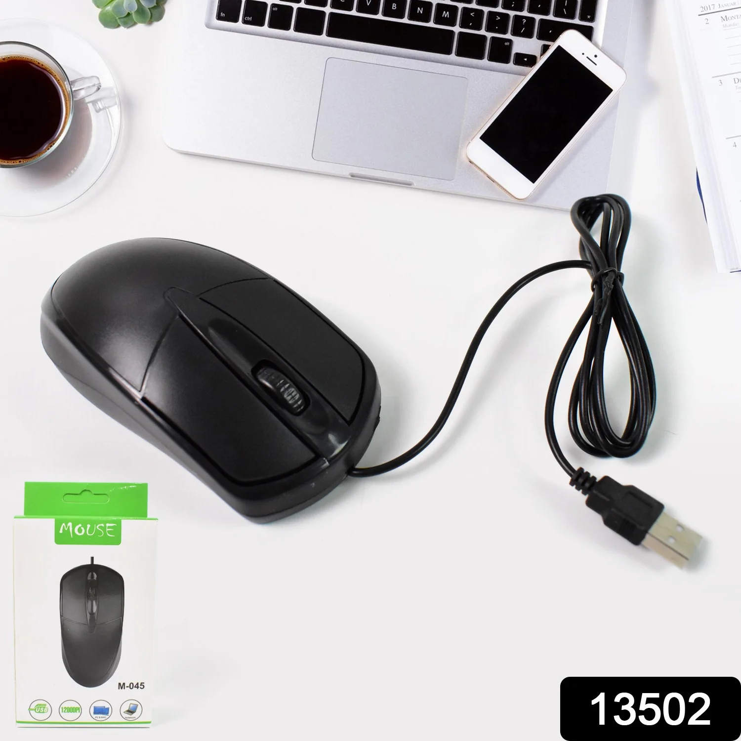 Computer / Laptop Wired Optical Mouse, M- 045 (1 Pc) - Image 2