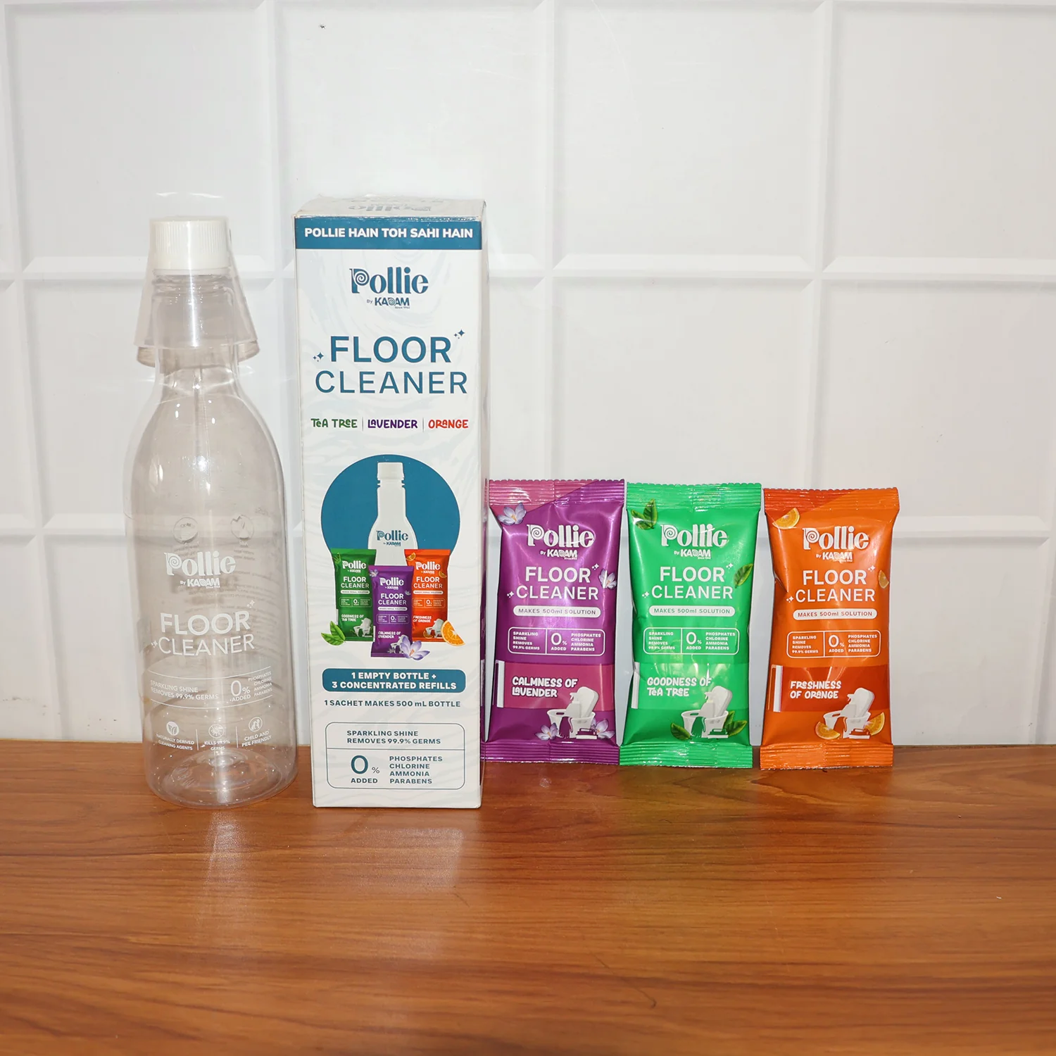 Pollic Kadam Concentrated Floor Cleaner Refill Kit with Reusable Measuring Bottle - Image 8