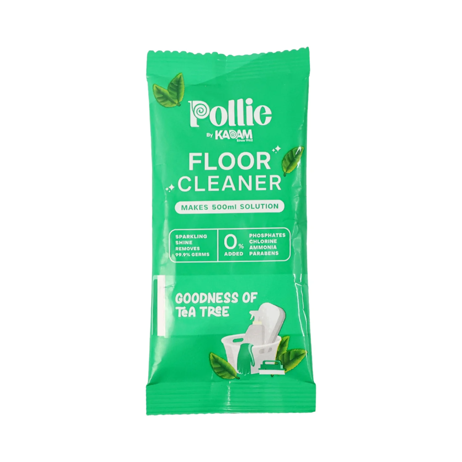 Pollic Kadam Concentrated Floor Cleaner Sachet – Tea Tree Fragrance (50 Gm) - Image 5