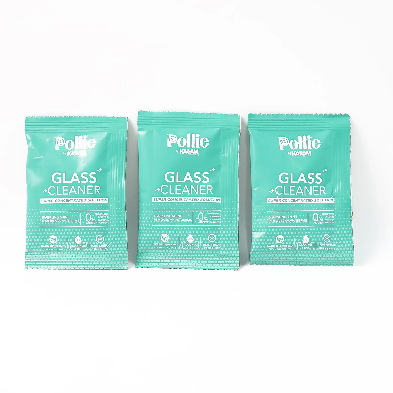 Pollic Kadam Concentrated Glass & Mirror Cleaner Refill Kit Reusable Spray Bottle - Image 5