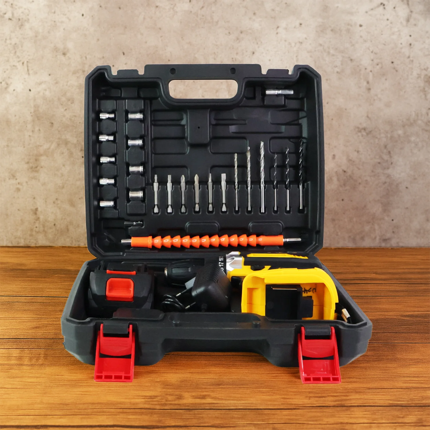 Cordless Drill Machine Tool Kit Set with Drill Bits - Image 6