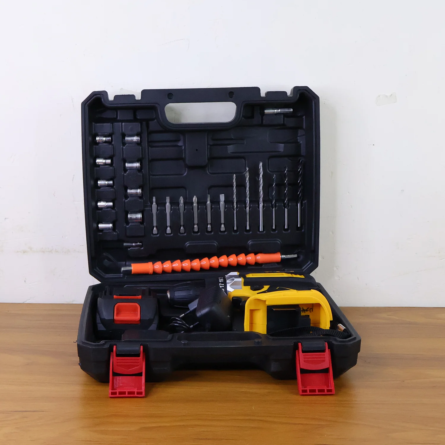 Cordless Drill Machine Tool Kit Set with Drill Bits - Image 8