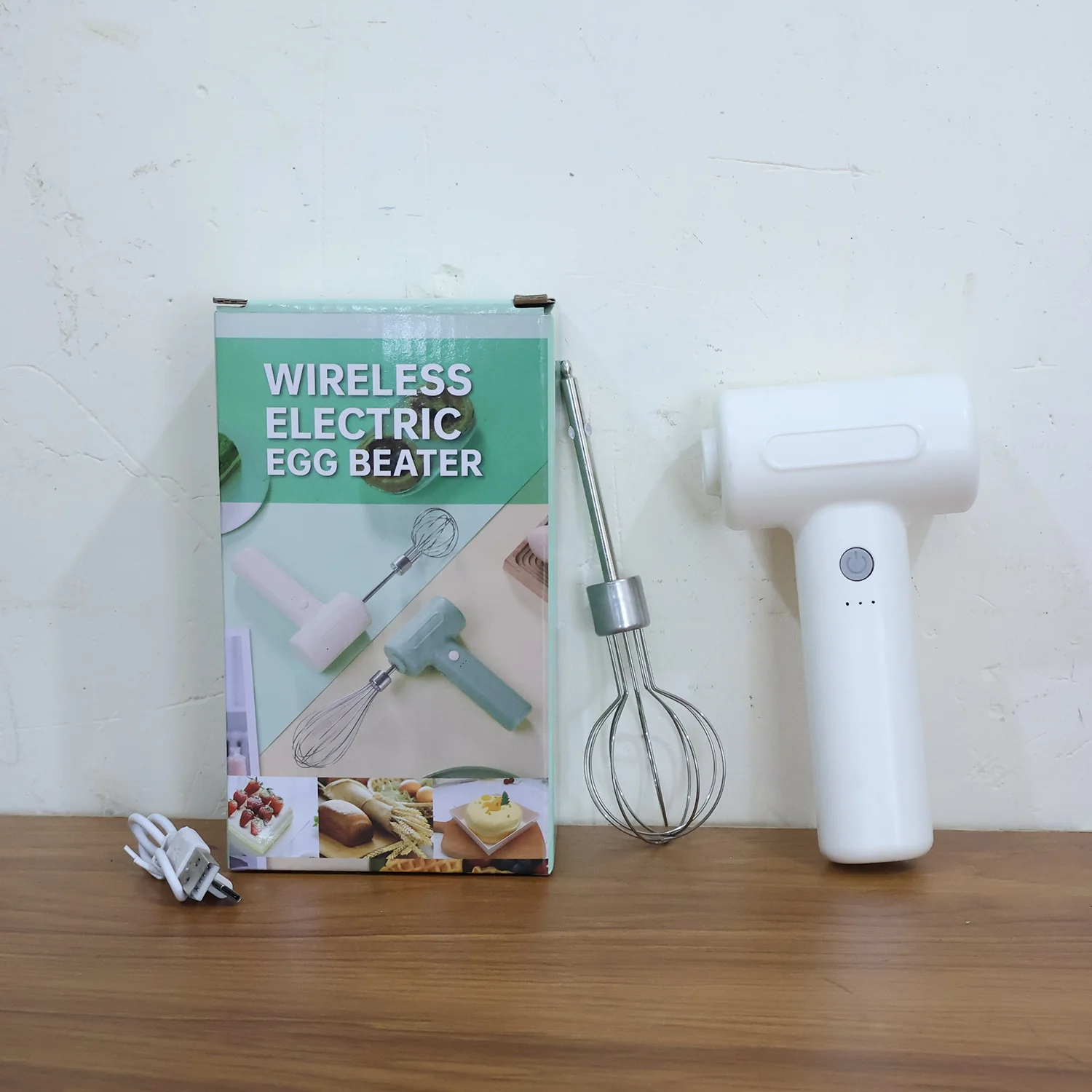 Cordless Electric Whisk & Egg Beater - (1 Pc) - Image 8