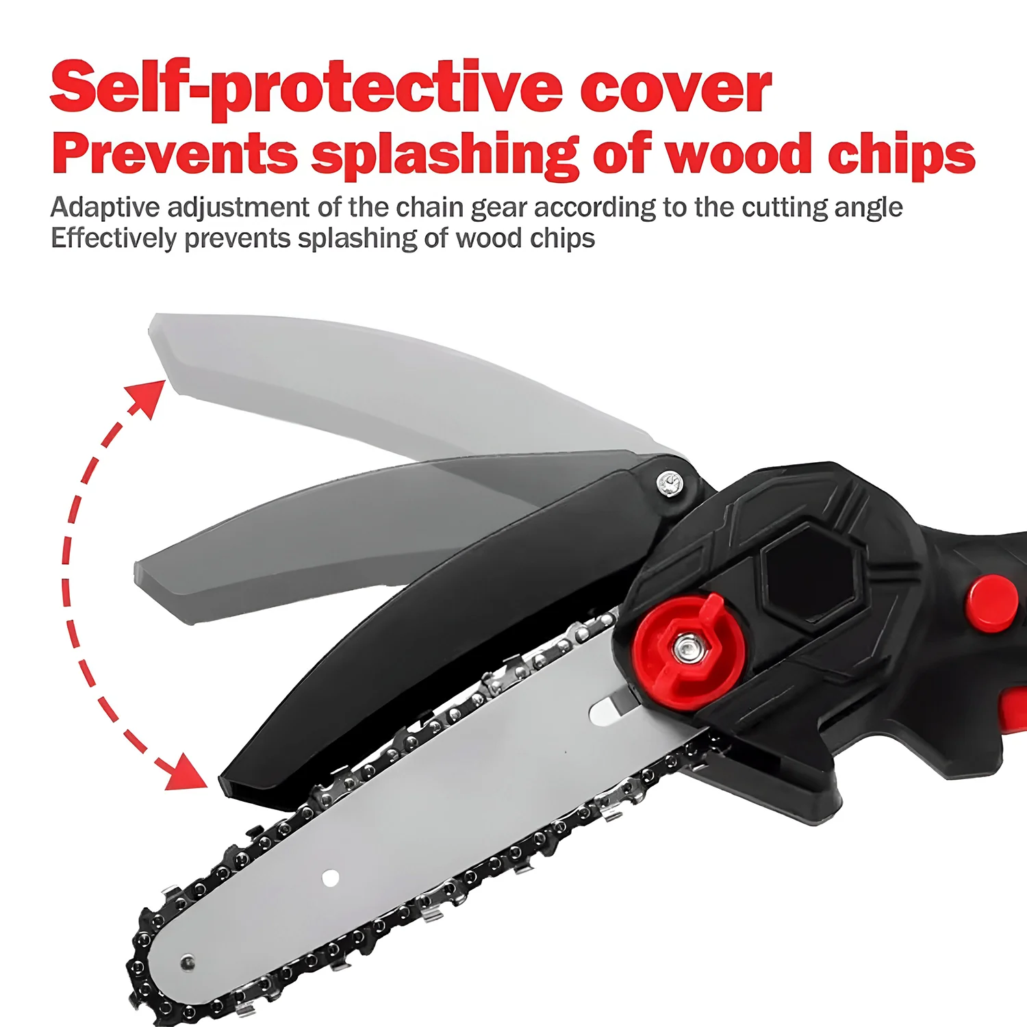 Cordless Mini Electric Chainsaw with Rechargeable Battery (1 Set) - Image 7