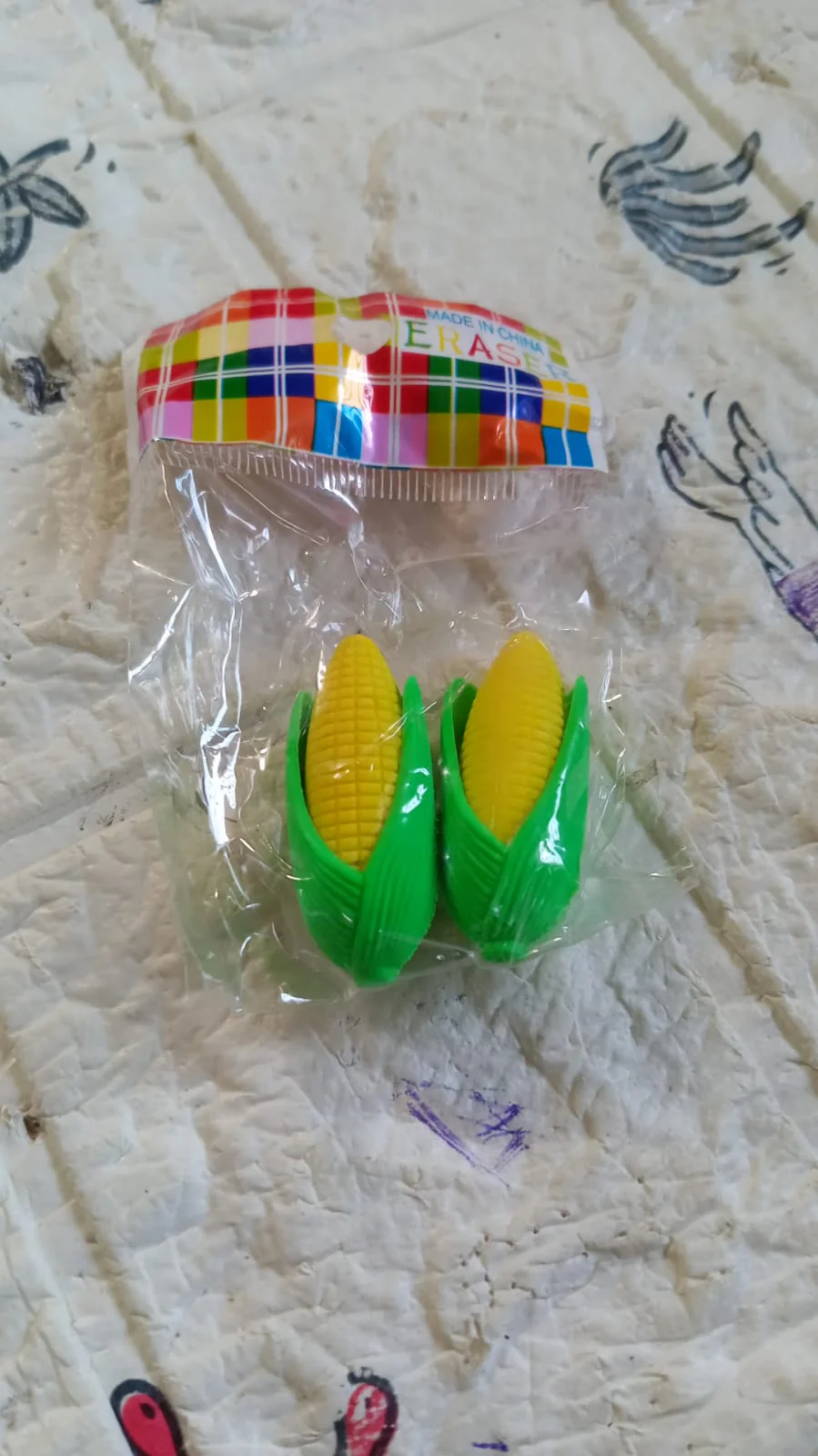 Corn Shape School Eraser High Qulaity ( 2 Pc Set ) - Image 6