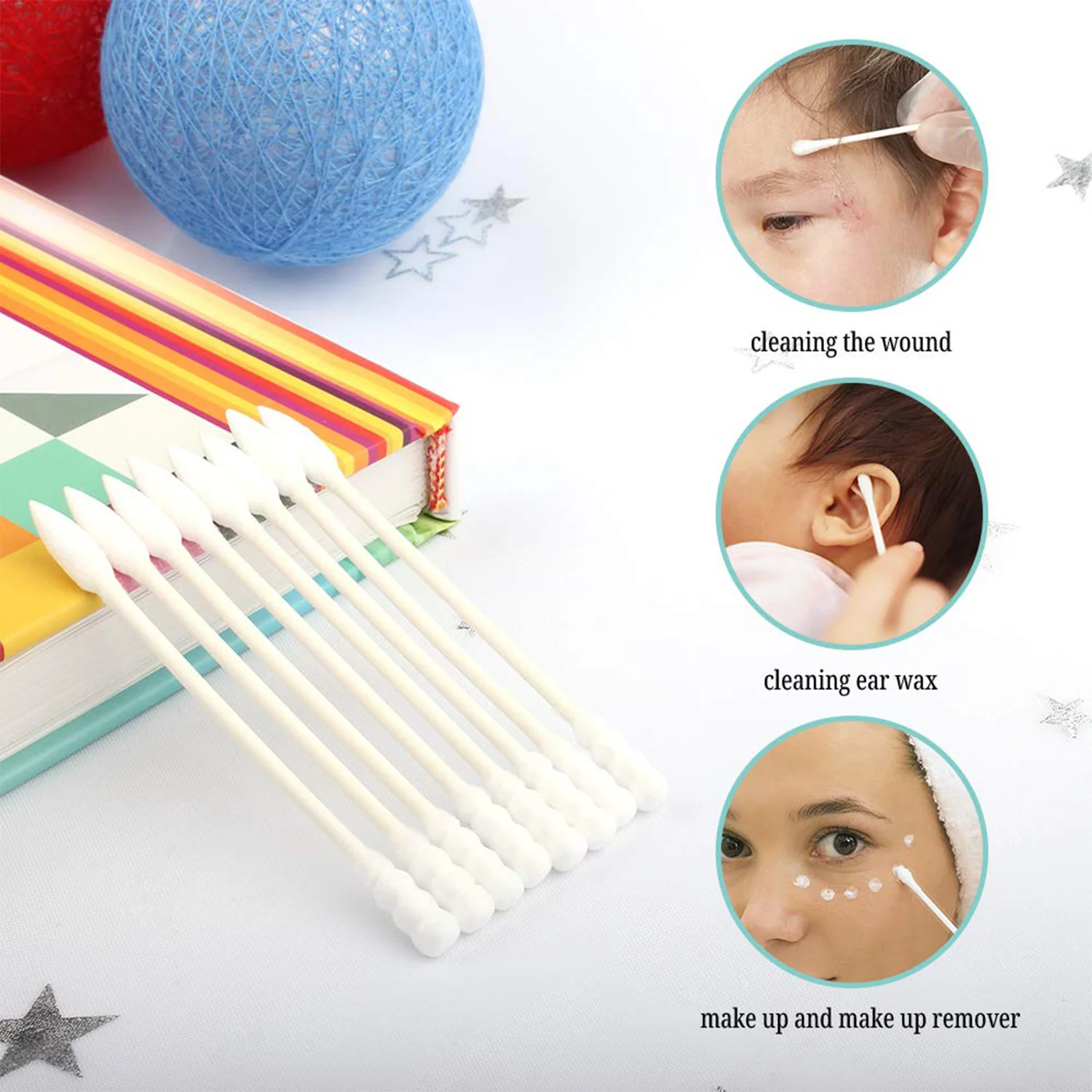 Cotton Ear Buds Set (200 Pc) - Image 5