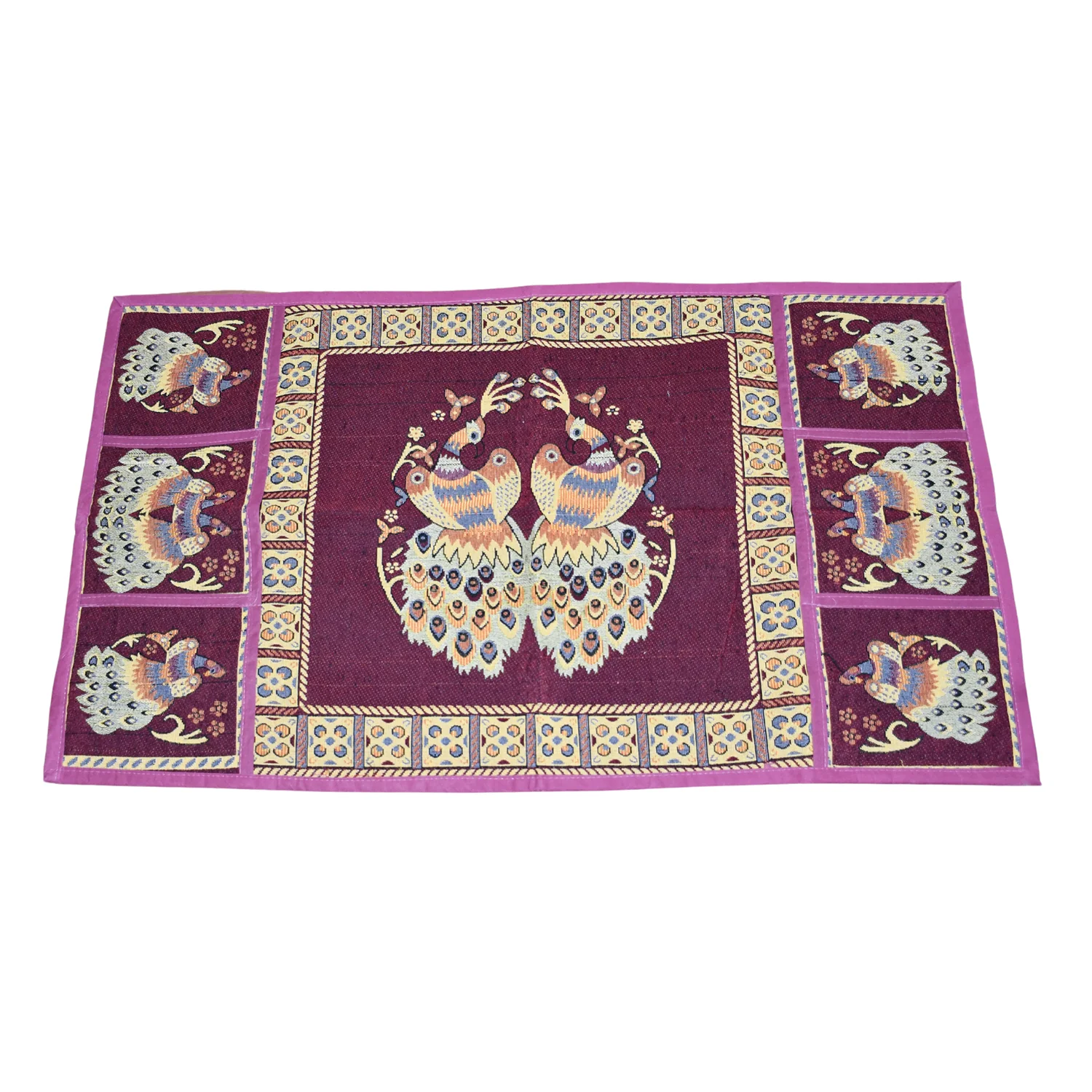 Cotton Fridge Top Cover with Side Pockets for Home Decor (100×60 CM) - Image 5