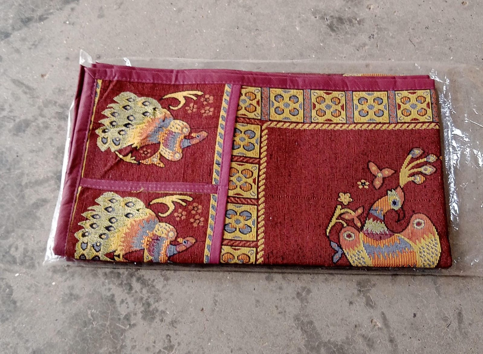 Cotton Fridge Top Cover with Side Pockets for Home Decor (100×60 CM) - Image 7