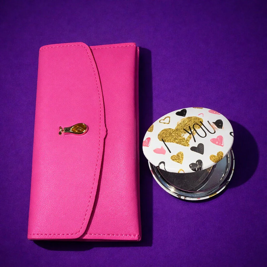 Couple Wallet & Watch Gift Set Premium Combo Box (Color may vary) - Image 6