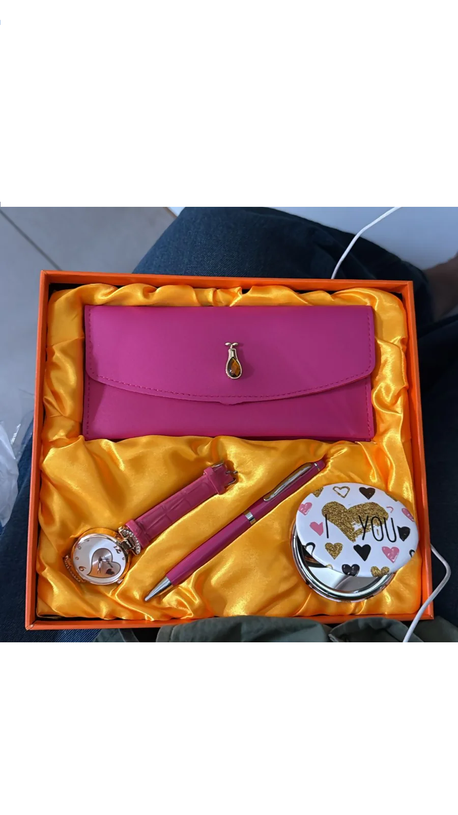 Couple Wallet & Watch Gift Set Premium Combo Box (Color may vary) - Image 8