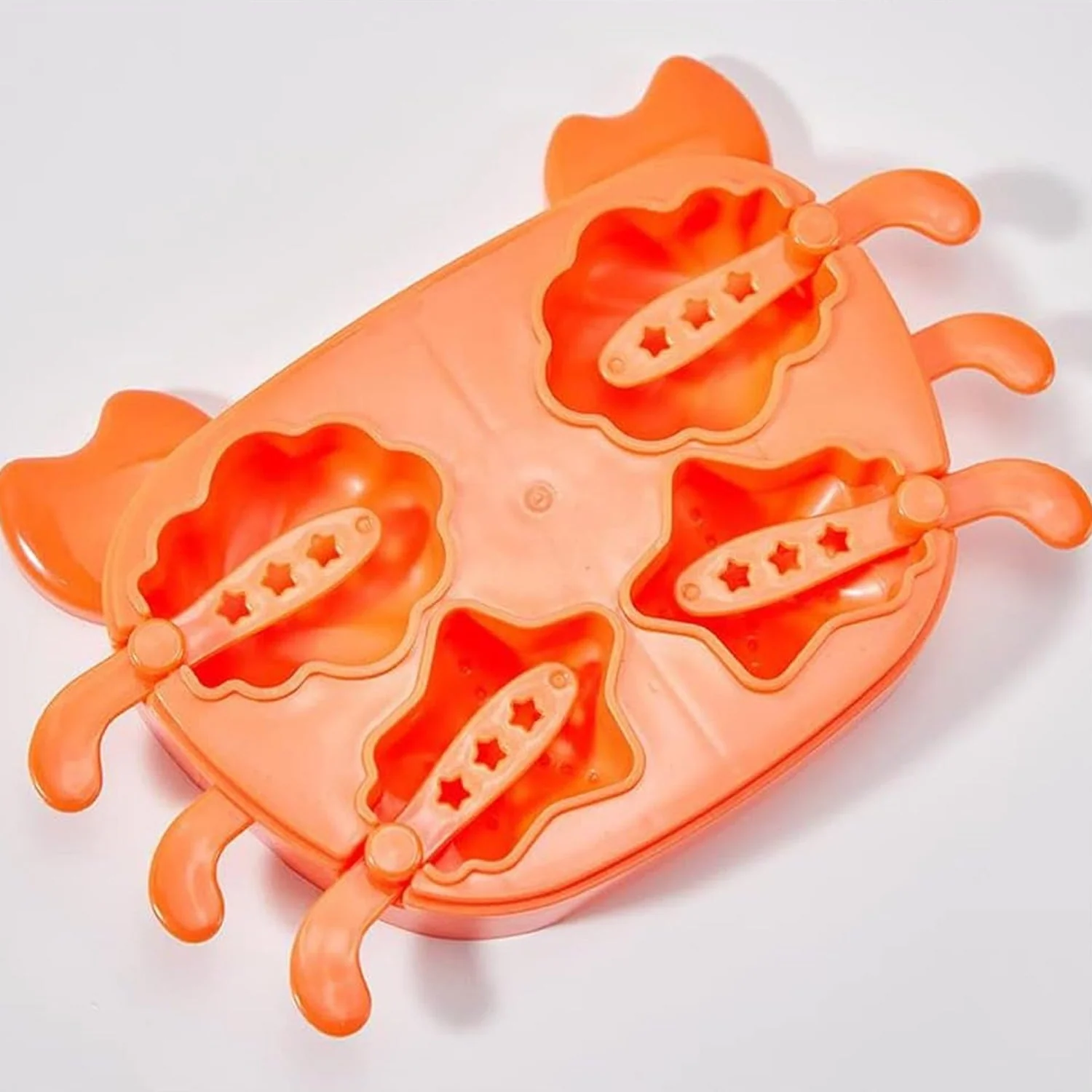 Creative Crab Shape Ice Mold Tray Silicone Ice Cube Maker Fun Cartoon Ice Tray (1 Pc) - Image 10
