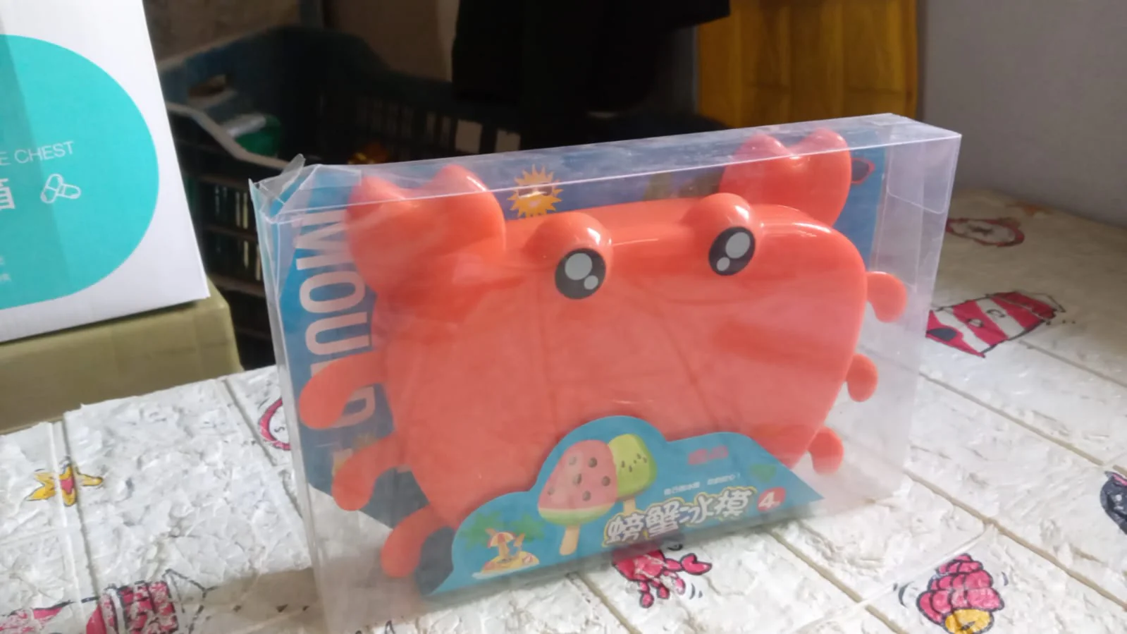 Creative Crab Shape Ice Mold Tray Silicone Ice Cube Maker Fun Cartoon Ice Tray (1 Pc) - Image 14