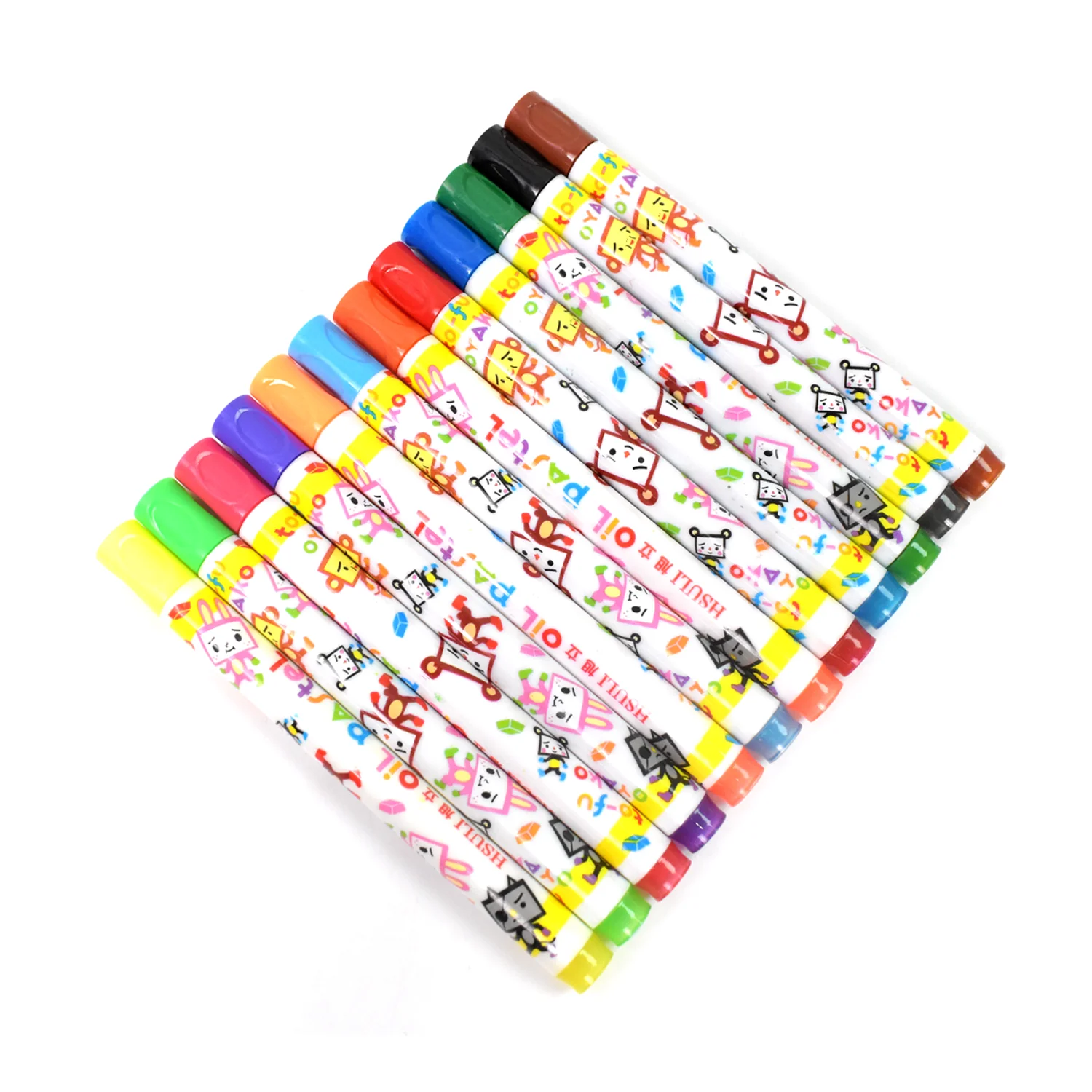 Crayons - 12 Colours Washable Testable Non-Toxic Jumbo Crayons for Toddlers - Image 6