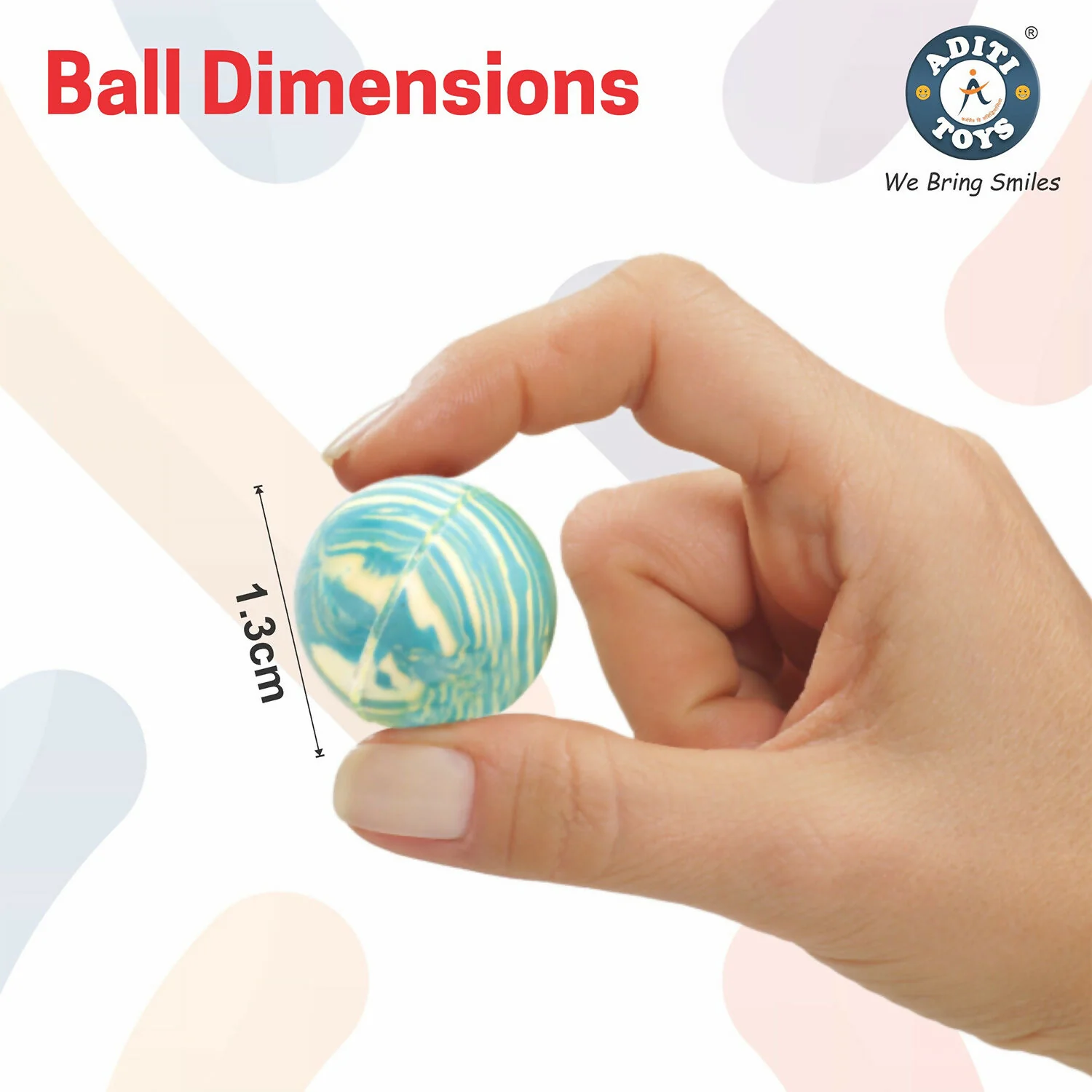 Aditi Crazy Bouncing Ball in Colourful Different Colors,Ball for All Age Children (Pack of 24) - Image 3