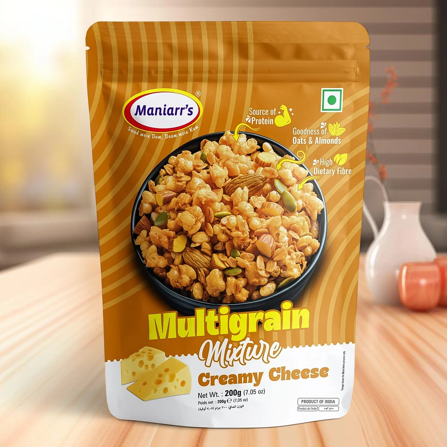 Maniarr's Creamy Cheese ROASTED MULTIGRAIN MIXTURE (195 Gm) - Image 5