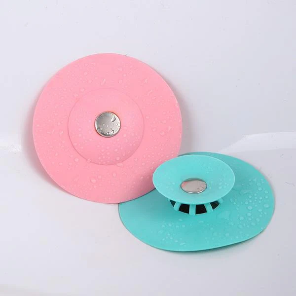 Creative 2-in-1 Silicone Sewer Sink Sealer Cover Drainer (multicolour) - Image 6