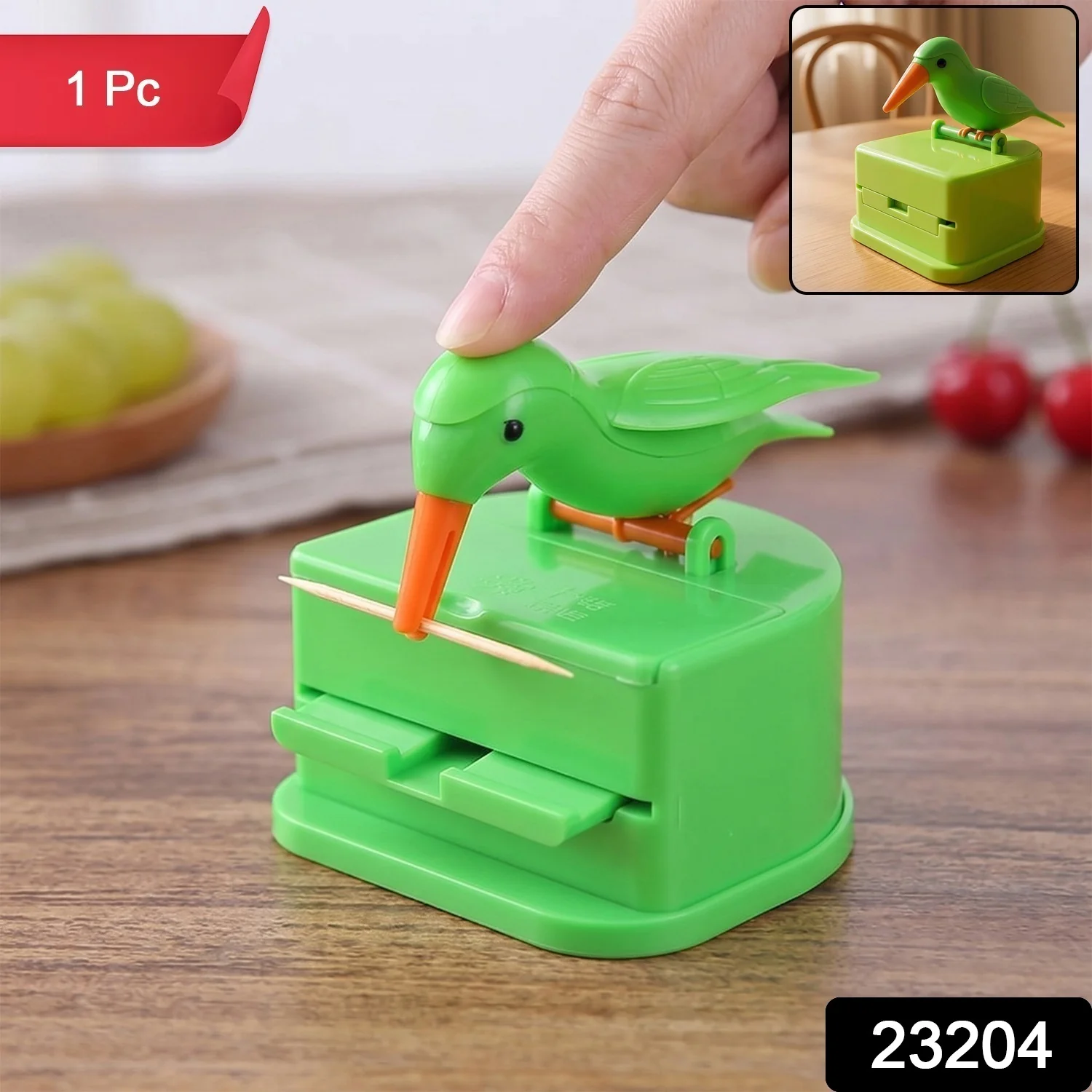 Creative Bird Shape Toothpick Dispenser Holder (1 Pc) - Image 2