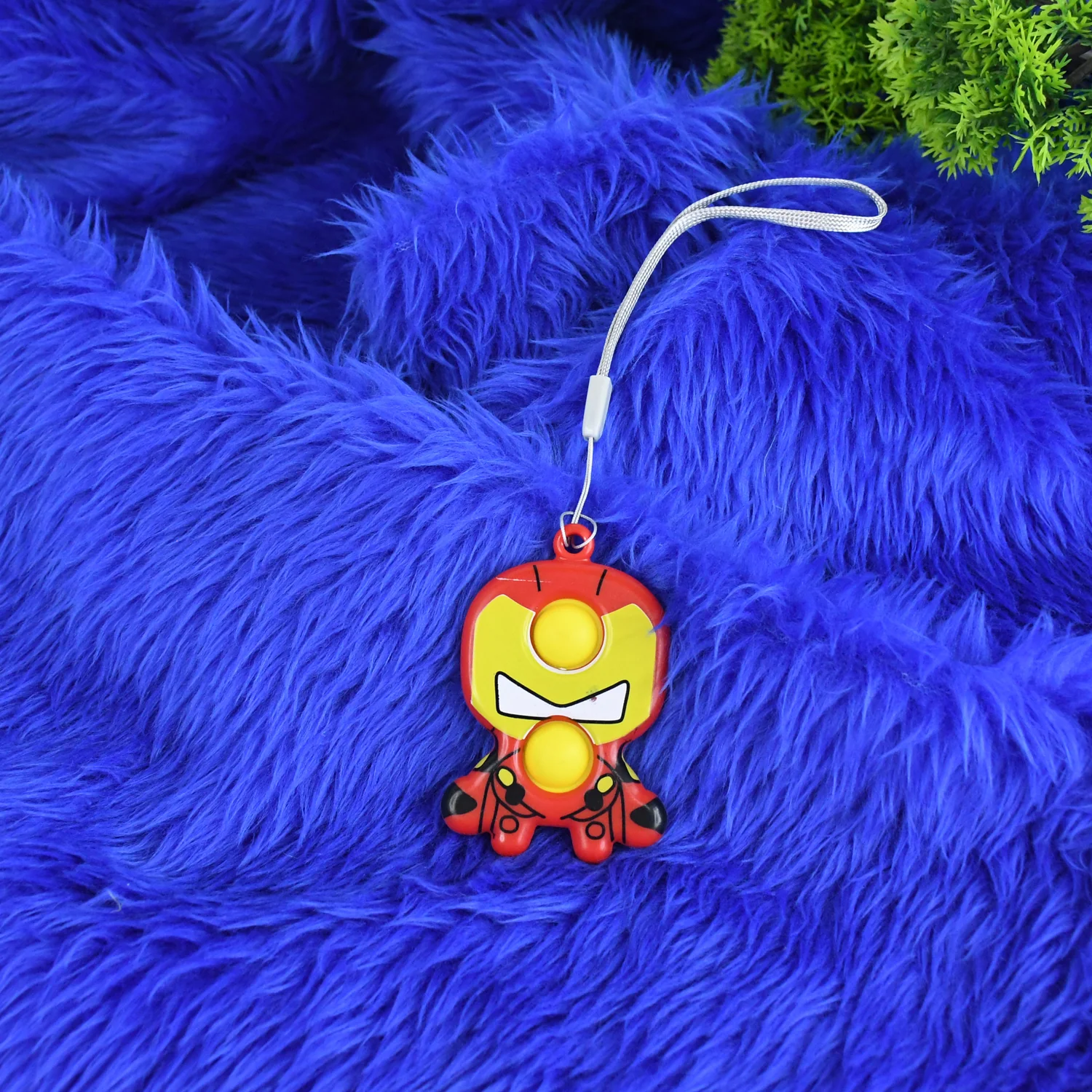 Creative Cartoon Style Mini Push Pop Bubble Keychain (1 Pc) - Image 3
