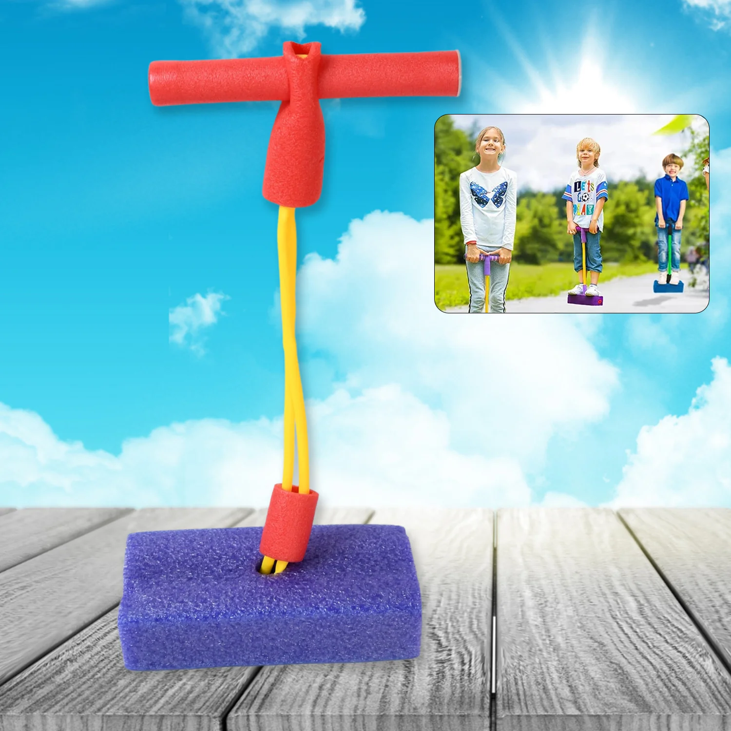 Kids Fitness Jumper Bouncy Toy – Fun Outdoor Play Gift (1 Pc) - Image 3