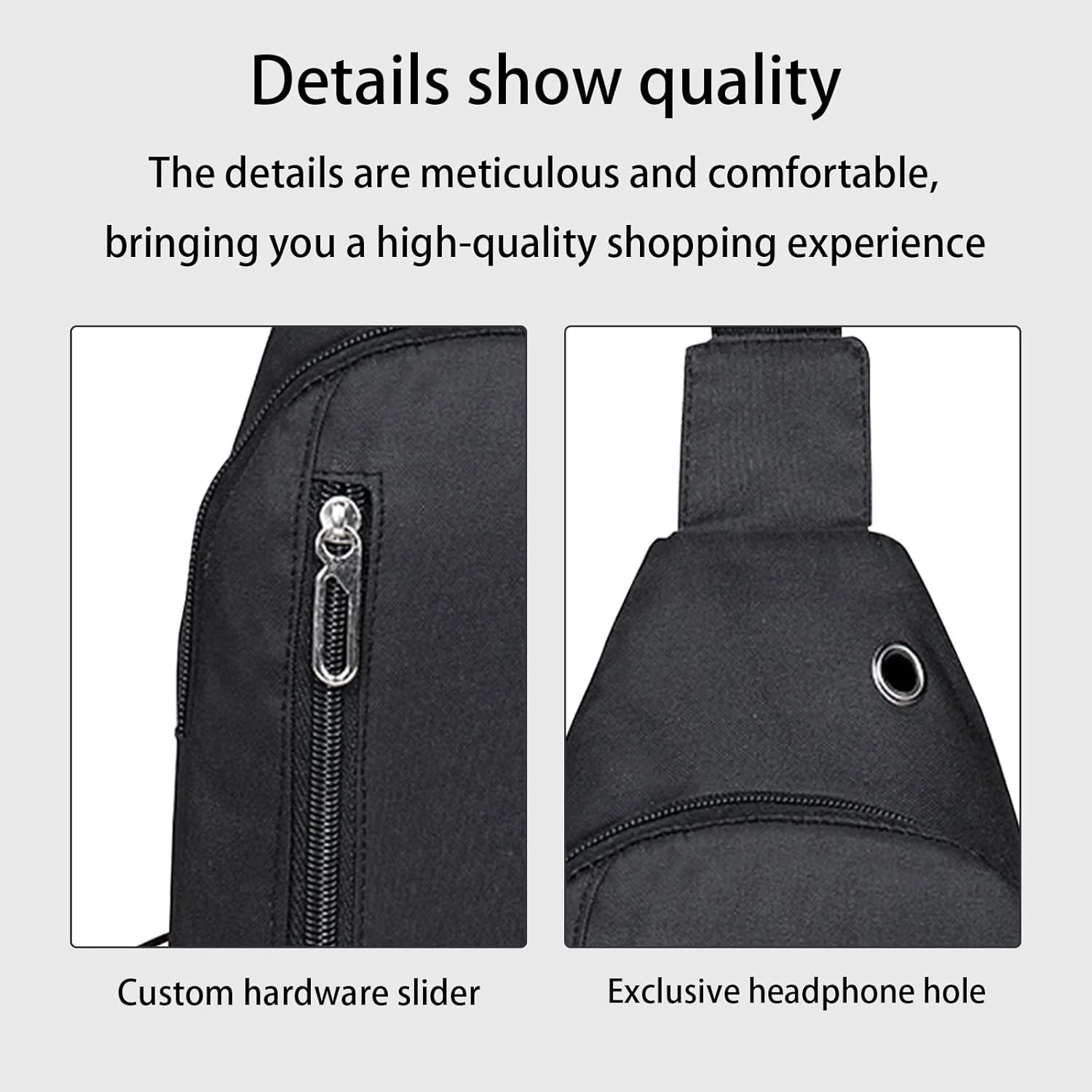 Crossbody Sling Bag with Adjustable Strap (1 Pc) - Image 3