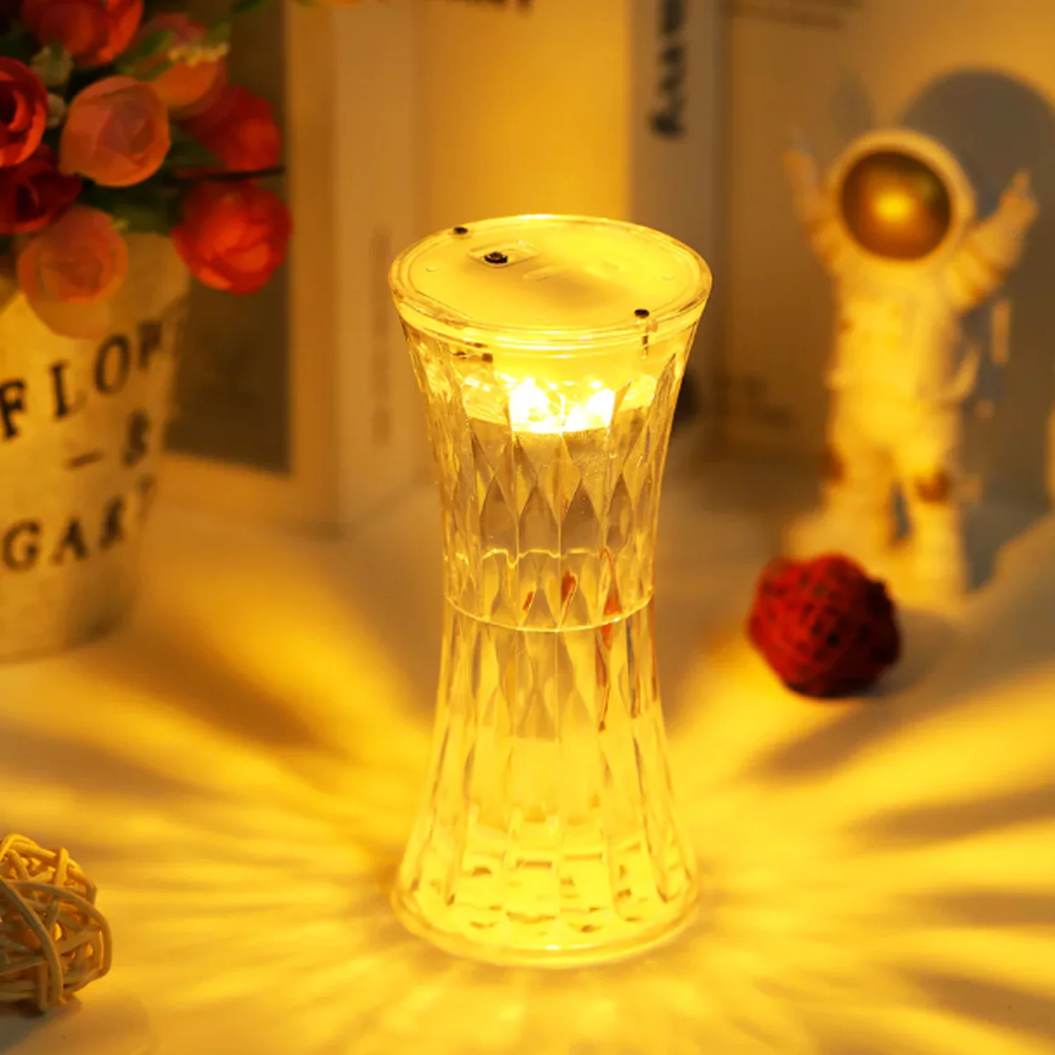 Crystal Table Lamp – Universal Soft Night Light (1 Pc) - Image 3