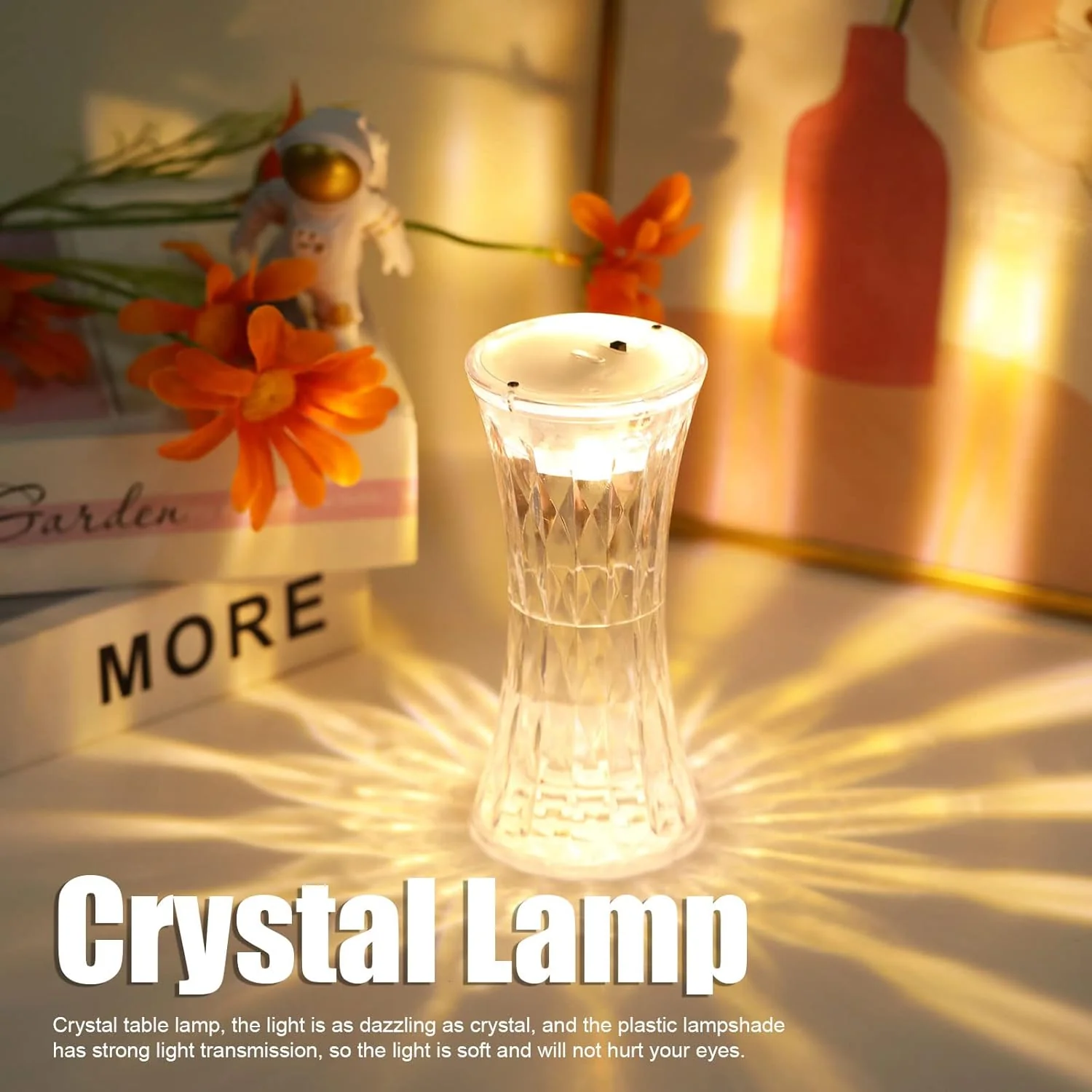 Crystal Table Lamp – Universal Soft Night Light (1 Pc) - Image 6