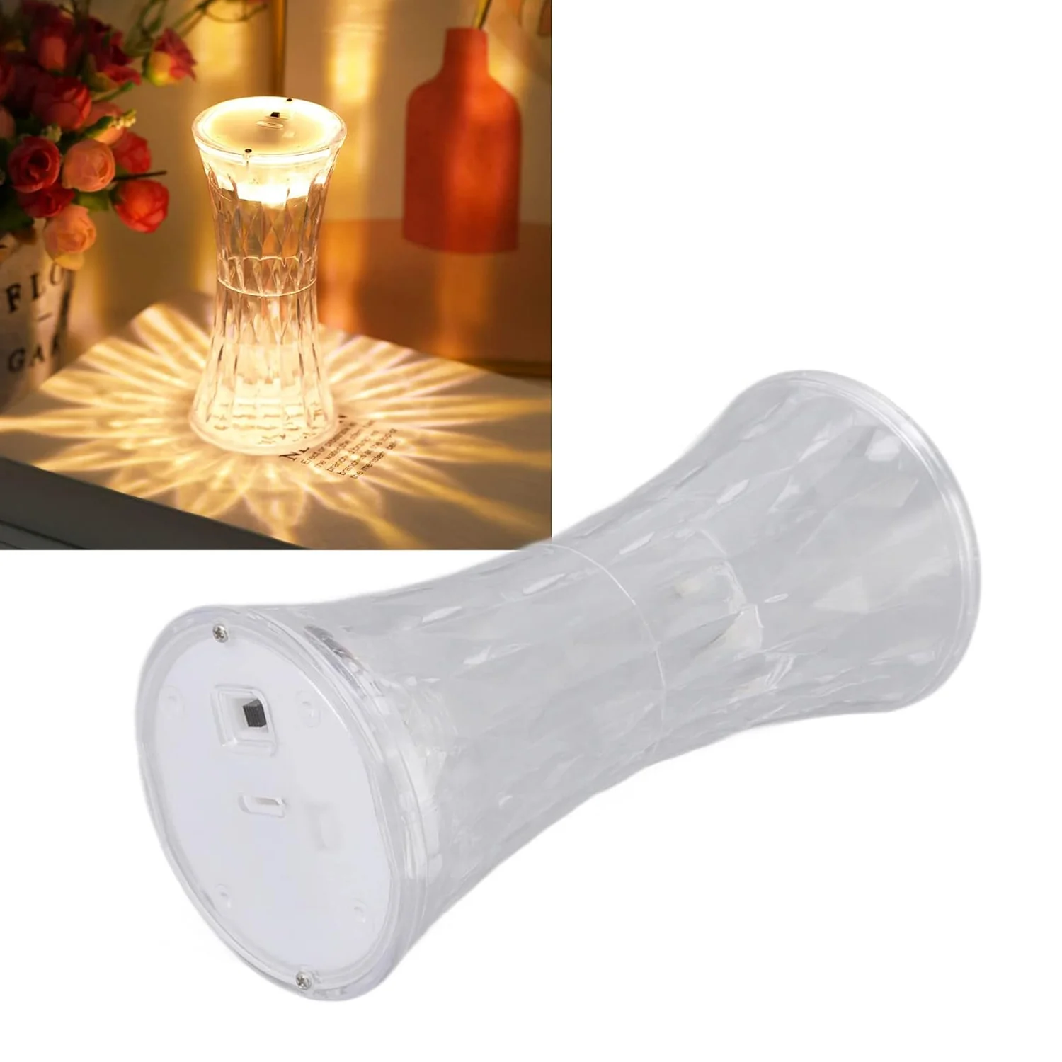 Crystal Table Lamp – Universal Soft Night Light (1 Pc) - Image 7