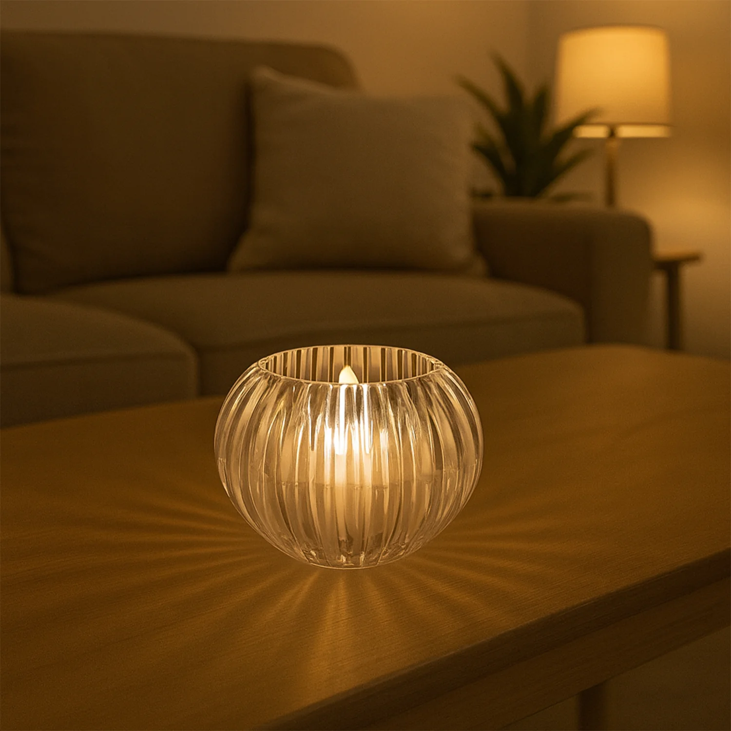 Crystal Design LED Flameless Tealight Candles (6 Pc) - Image 6