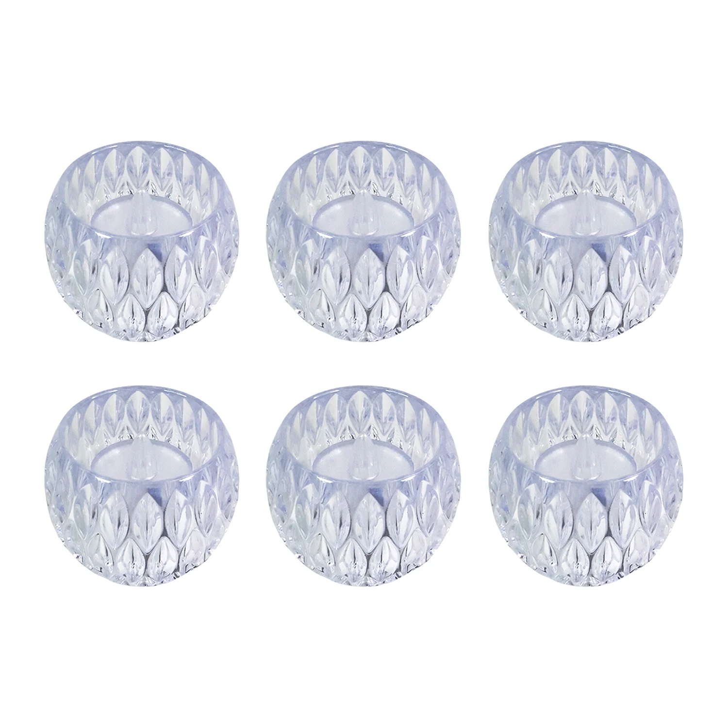 Crystal Design LED Tealight Candles (6 Pc / Set) - Image 5