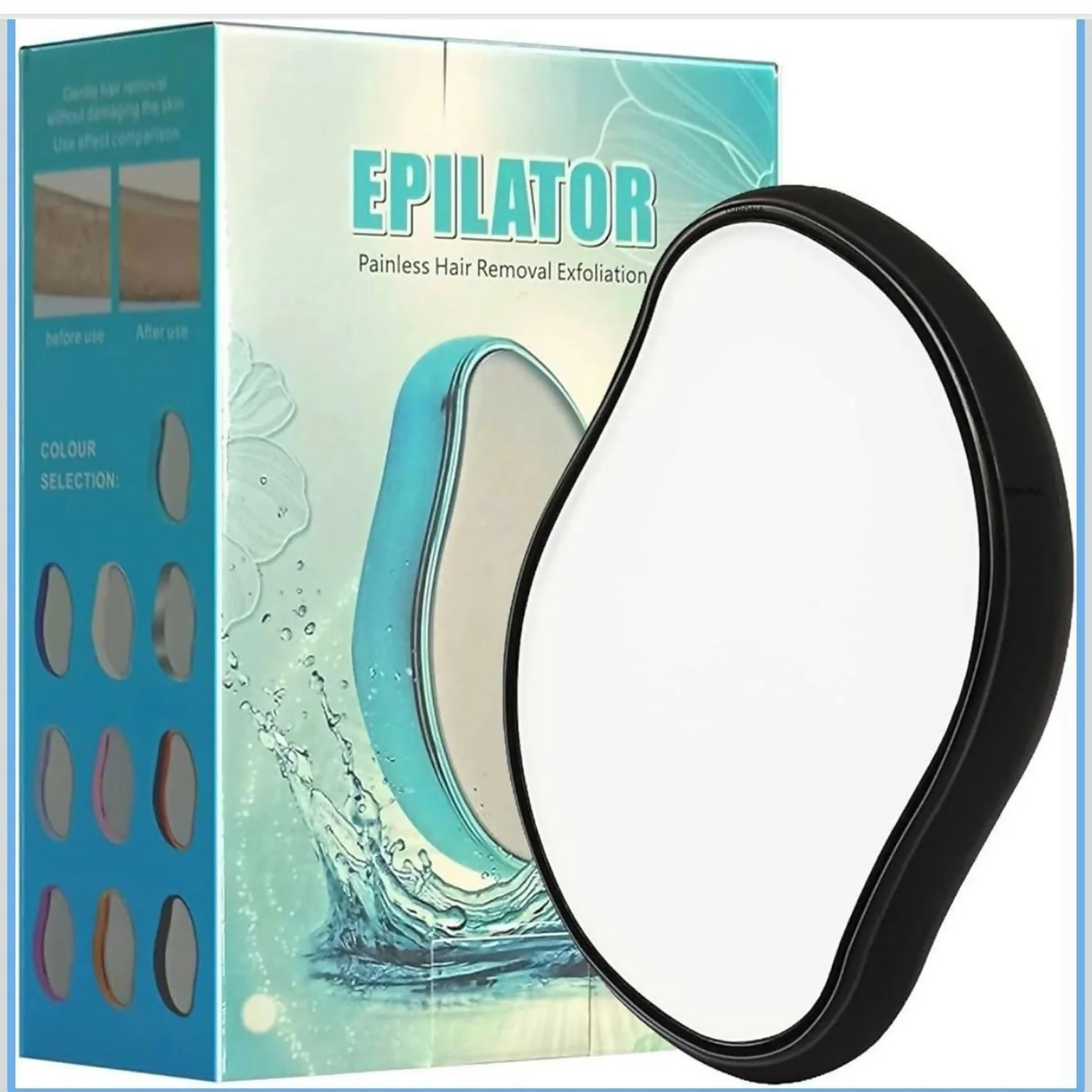 Crystal Hair Eraser for Painless Hair Removal & Skin Exfoliation Tool (ANY COLOR) - Image 2