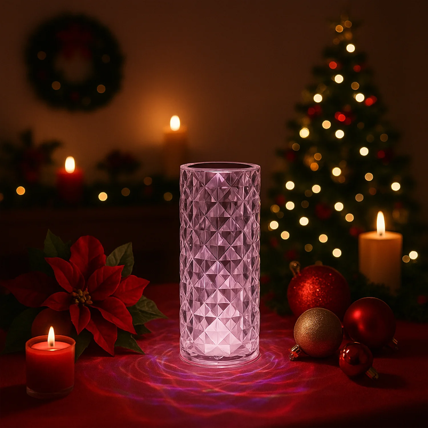 Crystal LED Touch Table Lamp with Remote Control - Image 4