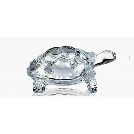 Crystal Turtle Decorative tray Crystal Tortoise Glass Kachua with Beautiful Bowl Plate Fengshui Vastu Set for Good Luck Feng Shui Turtle Best Gift for Office Showcase Showpiece and Home Décor - Image 3
