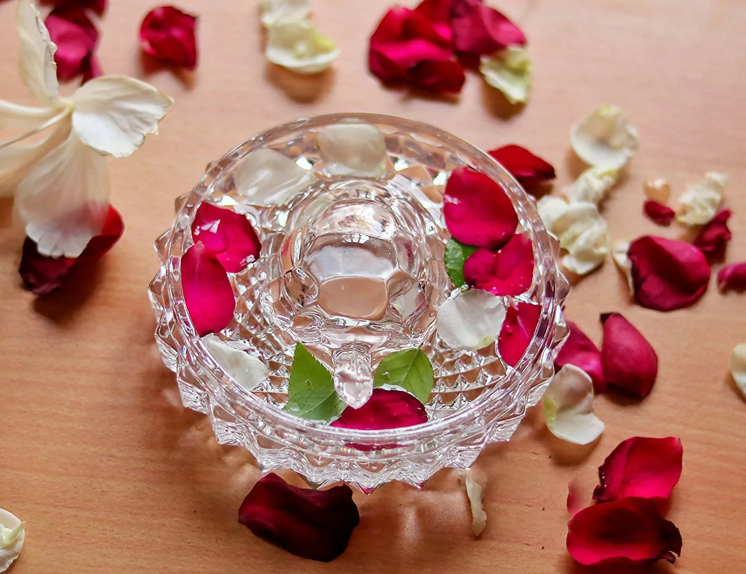 Crystal Turtle Decorative tray Crystal Tortoise Glass Kachua with Beautiful Bowl Plate Fengshui Vastu Set for Good Luck Feng Shui Turtle Best Gift for Office Showcase Showpiece and Home Décor - Image 4