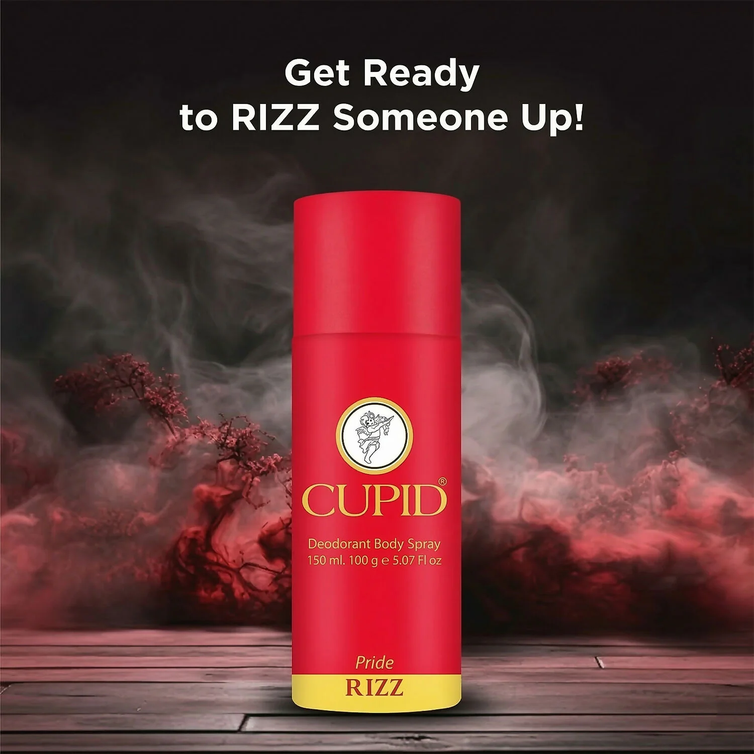 CUPID Deodorant Body Spray - RIZZ Pride Fragrance for Men (150 ml) - Image 2