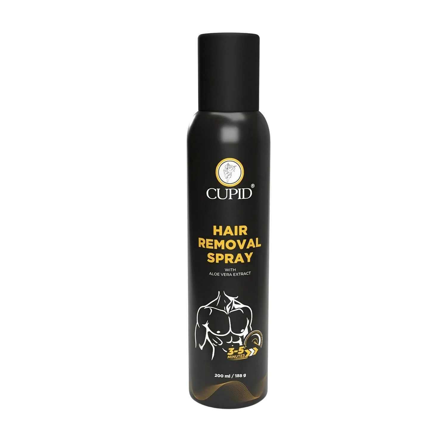 Cupid Hair Removal Spray with Aloe Vera Extract Fast Action Body Hair Remover (200 Ml) - Image 5