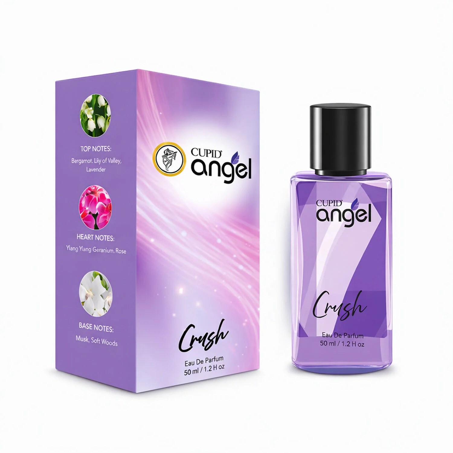 Cupid Luxury angel CRUSH Perfume|Long Lasting Fresh Edp Fragrance Scent Liquid Perfume (50 Ml) - Image 7