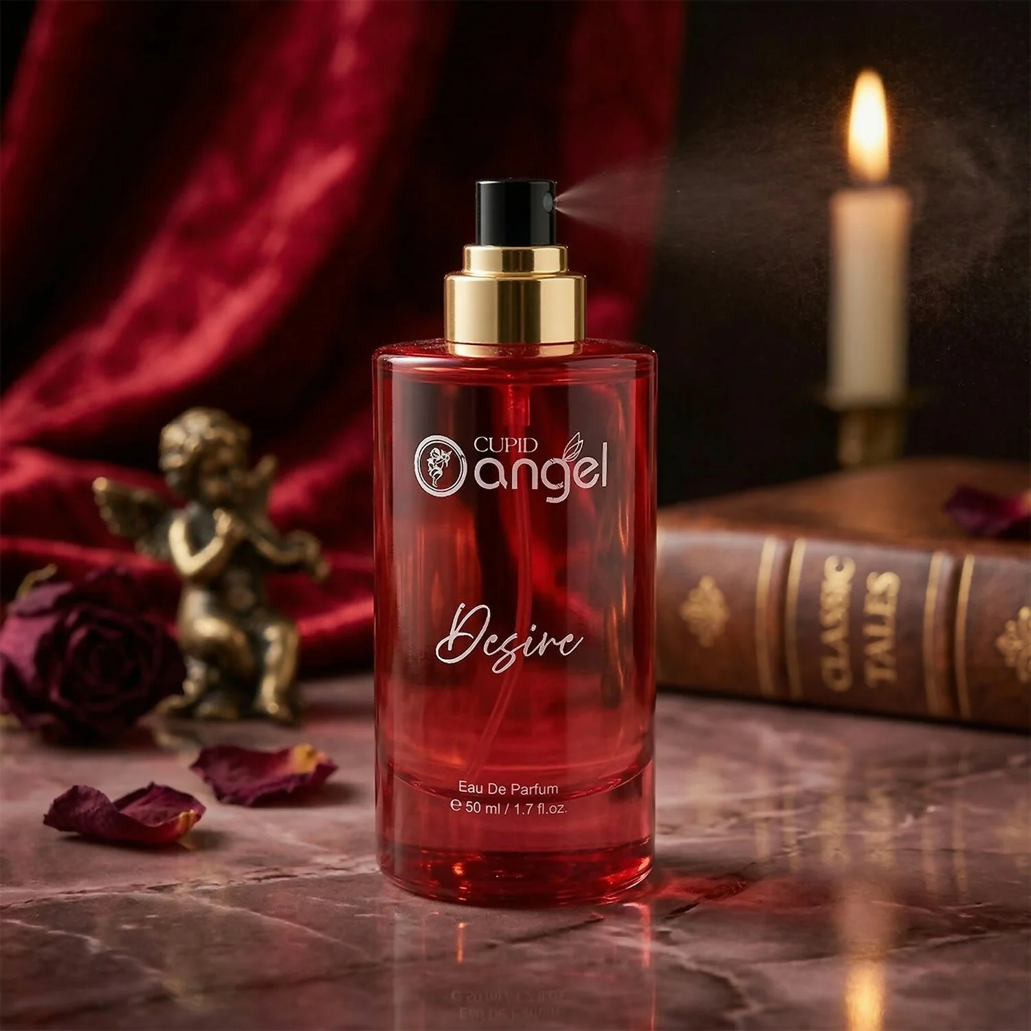 Cupid Luxury angel DESIRE Perfume|Long Lasting Fresh Edp Fragrance Scent Liquid Perfume (50 Ml) - Image 4