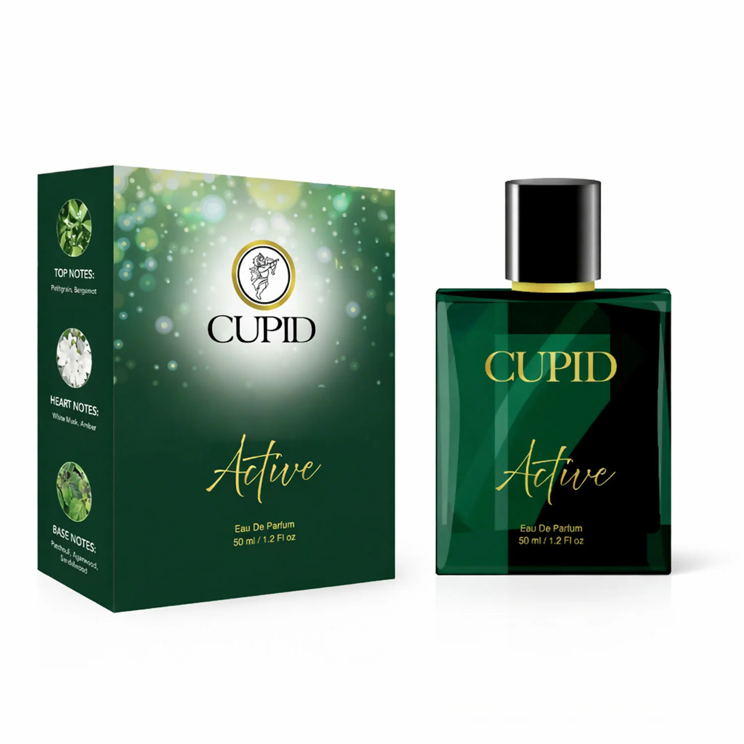 Cupid Luxury Men ACTIVE Perfume|Long Lasting Fresh Edp Fragrance Scent Liquid Perfume (50 Ml) - Image 5